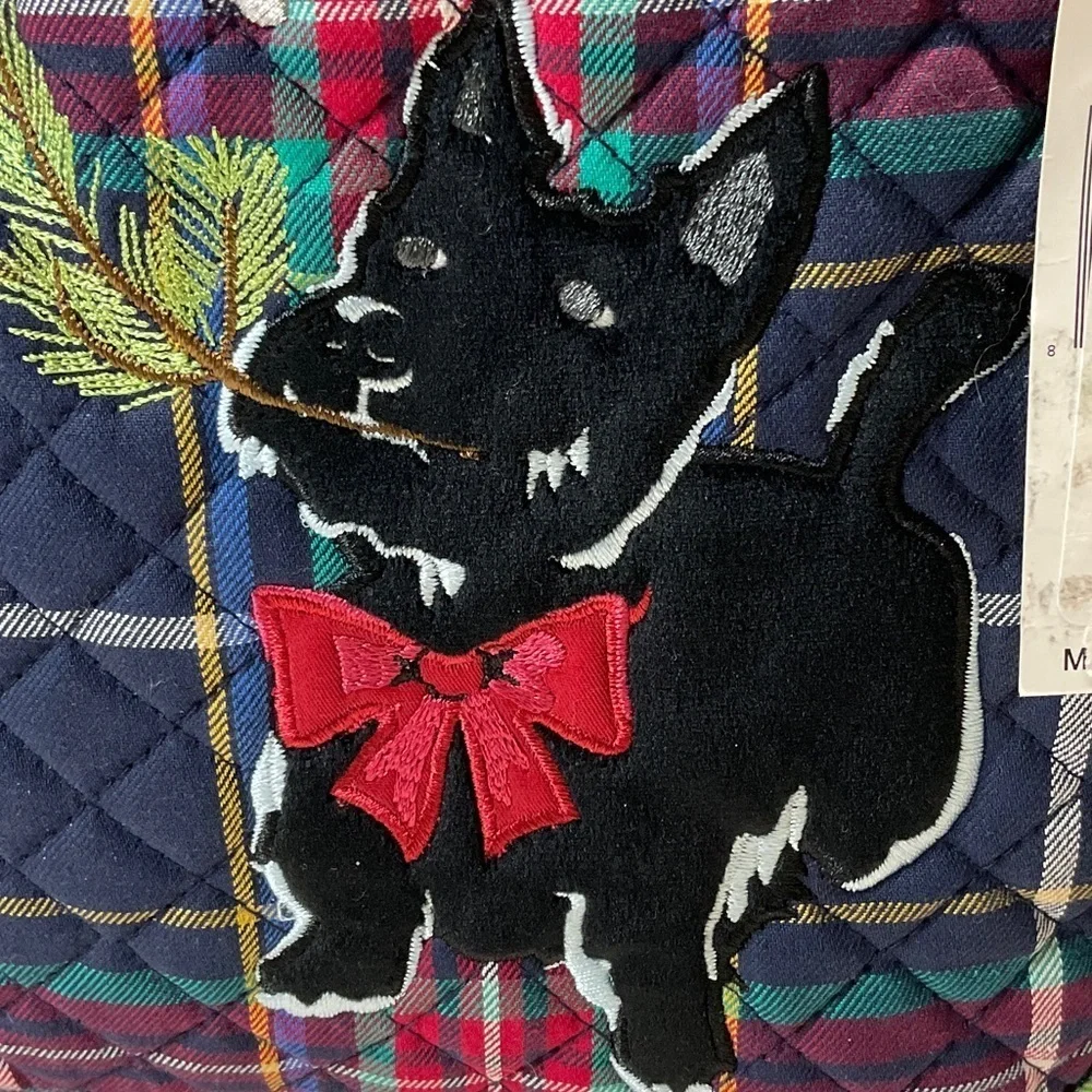 Vera Bradley Tartan Plaid Scottie Dog Small Backpack